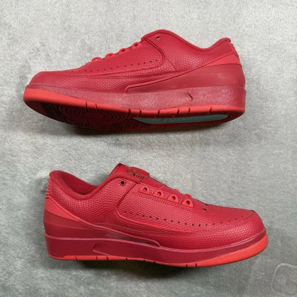 Nike Air Jordan 2 Retro Low Gym University 2016 Triple Red size 9.5 832819-606